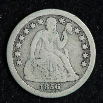 1856-O Seated Liberty Silver Dime CHOICE VF E239 KHW