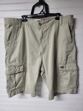 Vintage Levi's Shorts Men's Khaki Beige Cargo Y2K Hip Hop Baggy