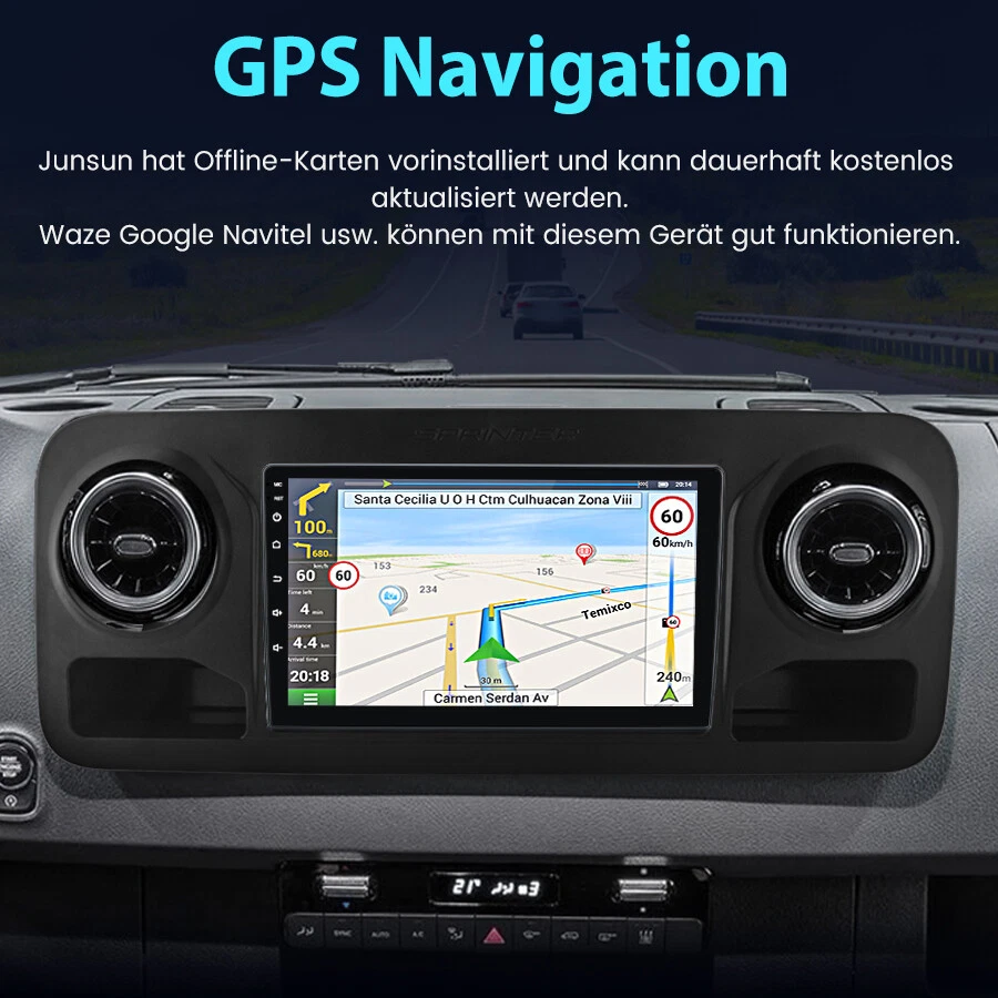 CARPLAY 10.1" Android13 Autoradio Für Mercedes-Benz Sprinter 2018-2022 2+64G NEU - Bild 4 von 4