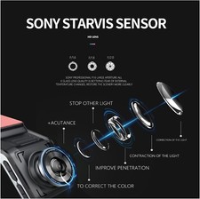 Dashcam per Auto con App Telecamera 4g Sicurezza 1080p Dvr con Tele Retromarcia - Miniatura 1