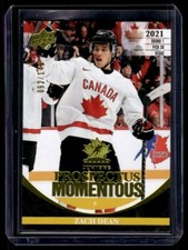 2023-24 Team Canada Juniors Prospectus Momentous Yellow Zach Dean 092/149 #PM-43