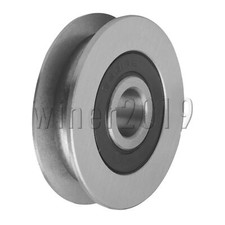 Titanium Iron Bearing Steel Cable Pulley U-Shape Wheel Bearing Idler Pulley