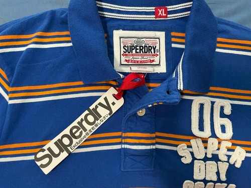 SUPERDRY BLACK LABEL SPORTS WEAR 06 SUPER DRY OSAKA BLUE SIZE XL New - Picture 4 of 6