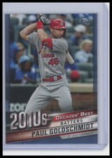 2020 Topps Update #DB-74 Paul Goldschmidt Decades' Best Blue