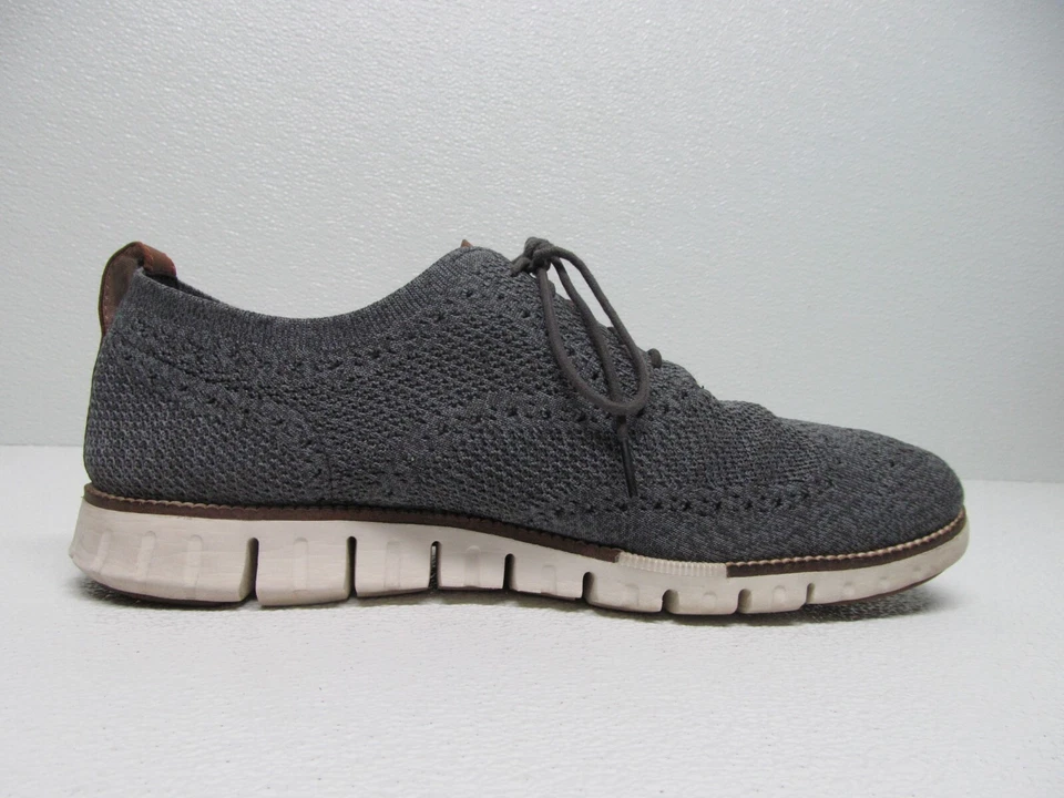 Zapatillas deportivas Cole Haan Zerogrand Stitchlite punta de ala gris tejido talla 13 M para hombre Foto 3 de 4