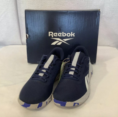 Size 8 Men's Reebok Nanoflex TR Training GZ8297 Blue Flexible Athletic Shoes
