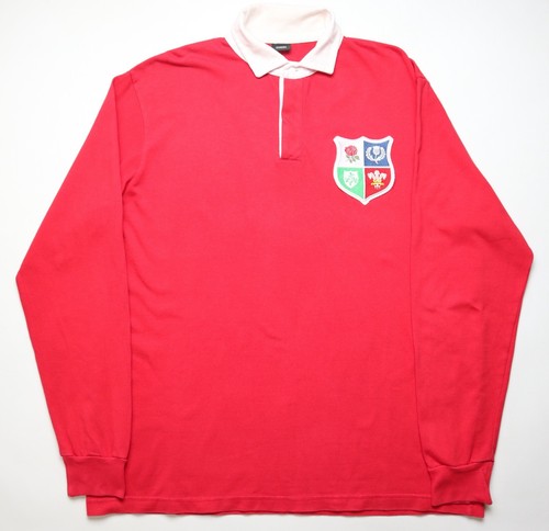 BRITISH & IRISH LIONS 70s RUGBY UNION RETRO SHIRT TRIKOT SET TOP TOFFS HERREN 3XL