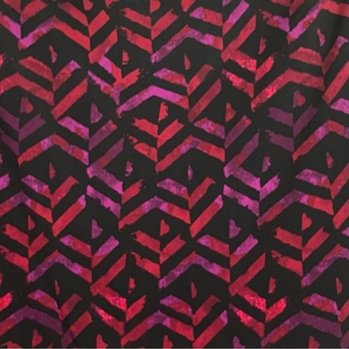 Abito Ralph Lauren finto avvolgente manica 3/4 taglia 6 maglia geometrica elasticizzato increspato - Foto 9 di 11