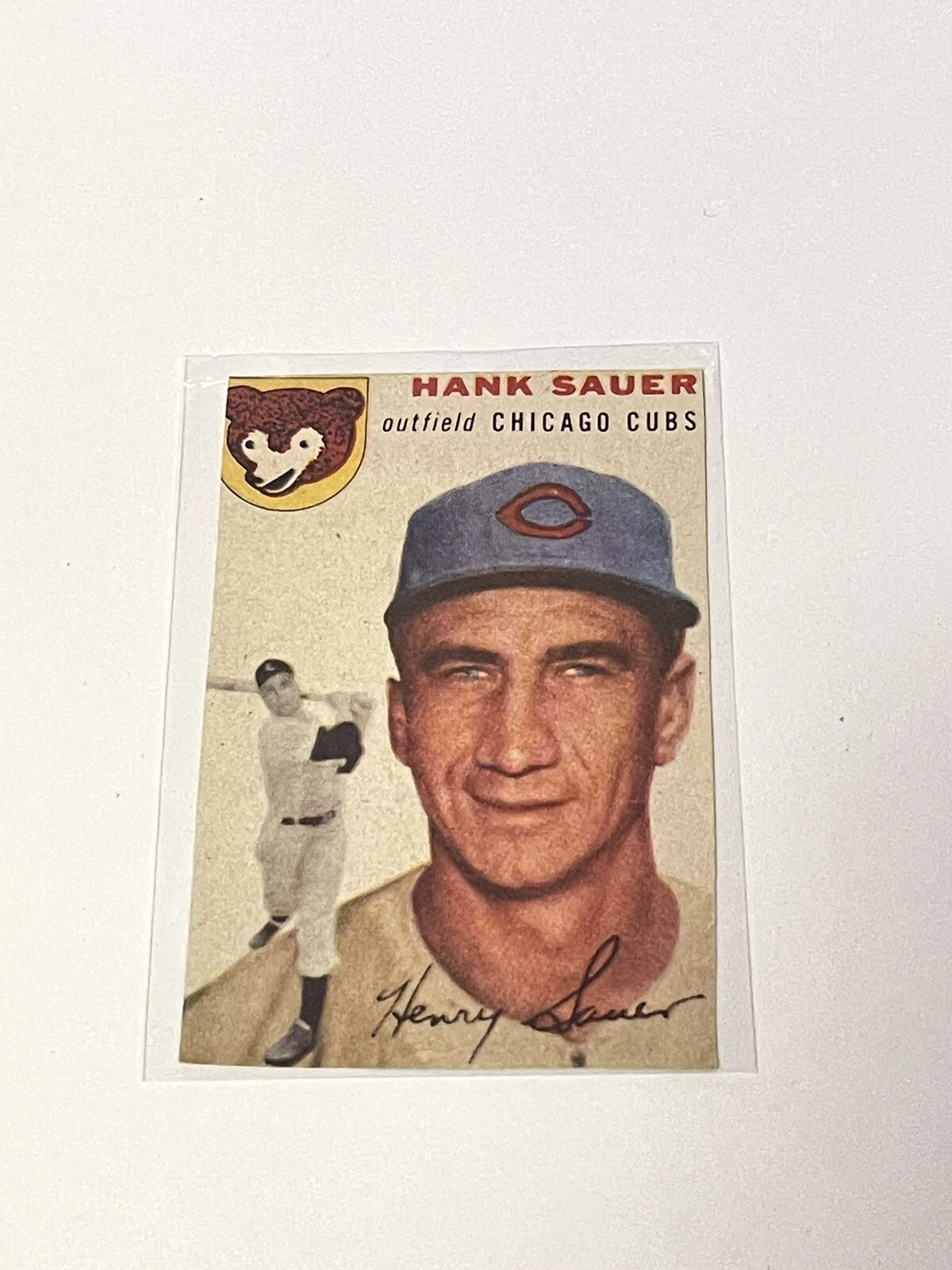 1954 Topps Sports Illustrated Hank Sauer  **030130