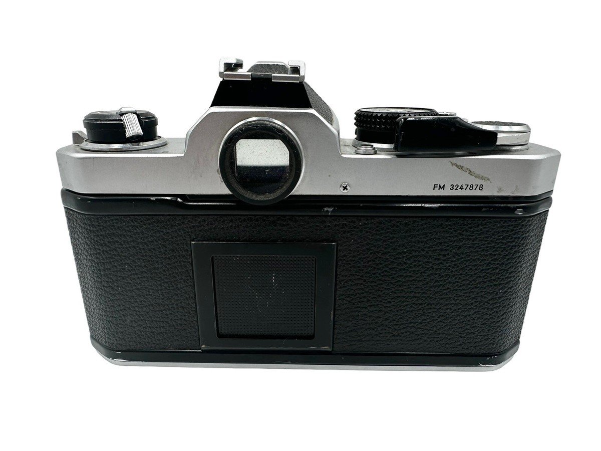 Nikon FM SLR Film Camera Body Chrome (Ser. 3XXXXXX) | eBay