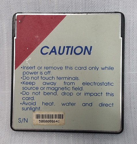 Kingston 8MB Memory Card PC Card Style KTN-VS/8 Rev B1 3.3v - Picture 2 of 3