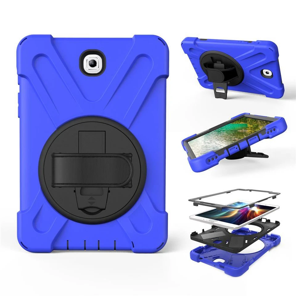 Armor Case for Samsung Tab A P200 T290,T860,T387,T380 Stand Rugged Hard Cover - Image 2 of 4