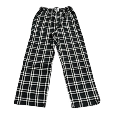 NWT-GAP -Boys Lightweight Flannel Pajama Bottoms Gray Plaid