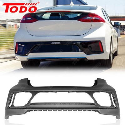 #ad Rear Bumper Cover Unpainted For Hyundai Ioniq 2017 2019 86611 G2000 Pick up $199.99