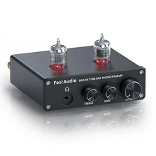 Fosi Audio BOXX4 Phono Preamp Headphone Amplifier Hi-Fi for Turntable Phonograph