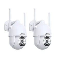 ANRAN Security Camera Outdoor Wireless Pan/Tilt 360° View WiFi 2 Way Talk Camera