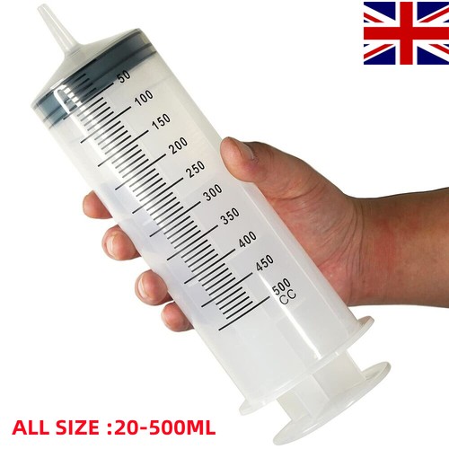 20-500ML Reusable Big Large Plastic Hydroponics Nutrient Measuring Syringe 2025 - Picture 4 of 20