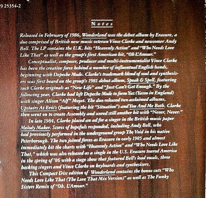 Erasure - 