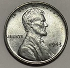 1943 Lincoln Wheat Steel Cent Exact Coin Imaged #LWC246