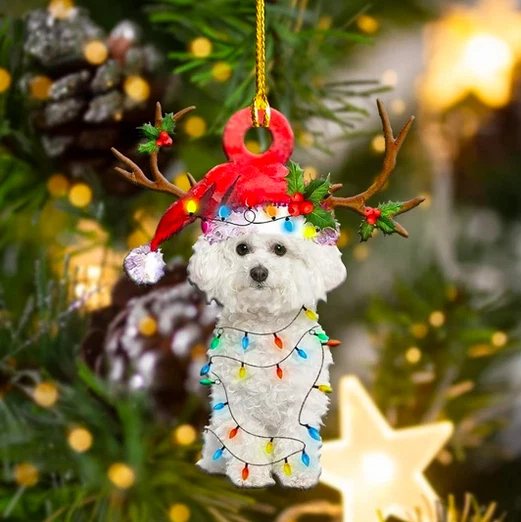 Bichon sales christmas ornaments