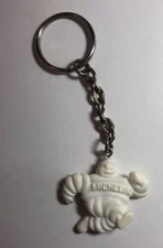   Vintage 1970's Michelin Man Tires keychain Key Ring