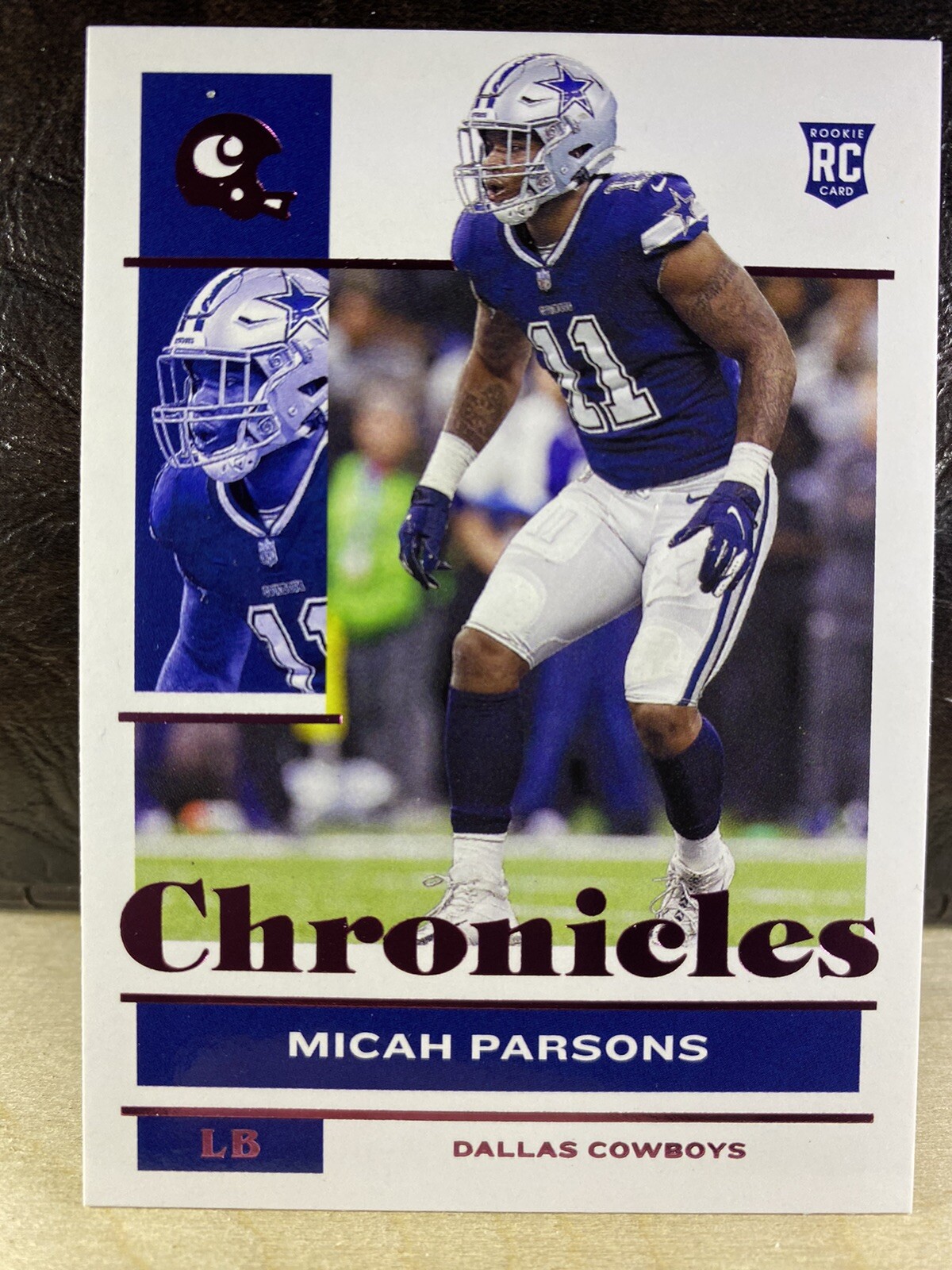 2021 Panini Chronicles Pink Parallel #28 Micah Parsons Dallas Cowboys Rookie RC