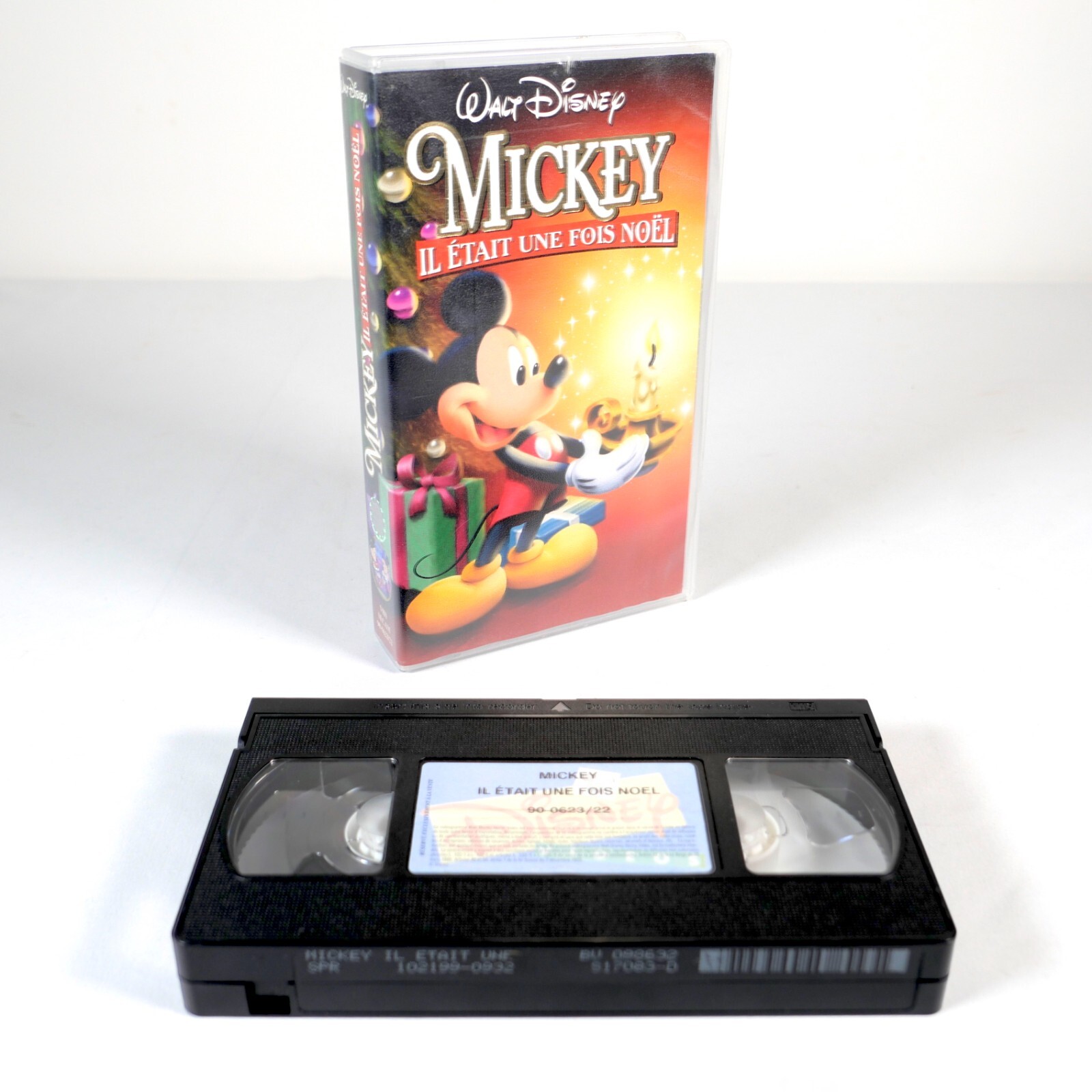 Cassette Tape Video VHS MICKEY Il Etait Une Fois Noël Walt Disney Home Vidéo VF