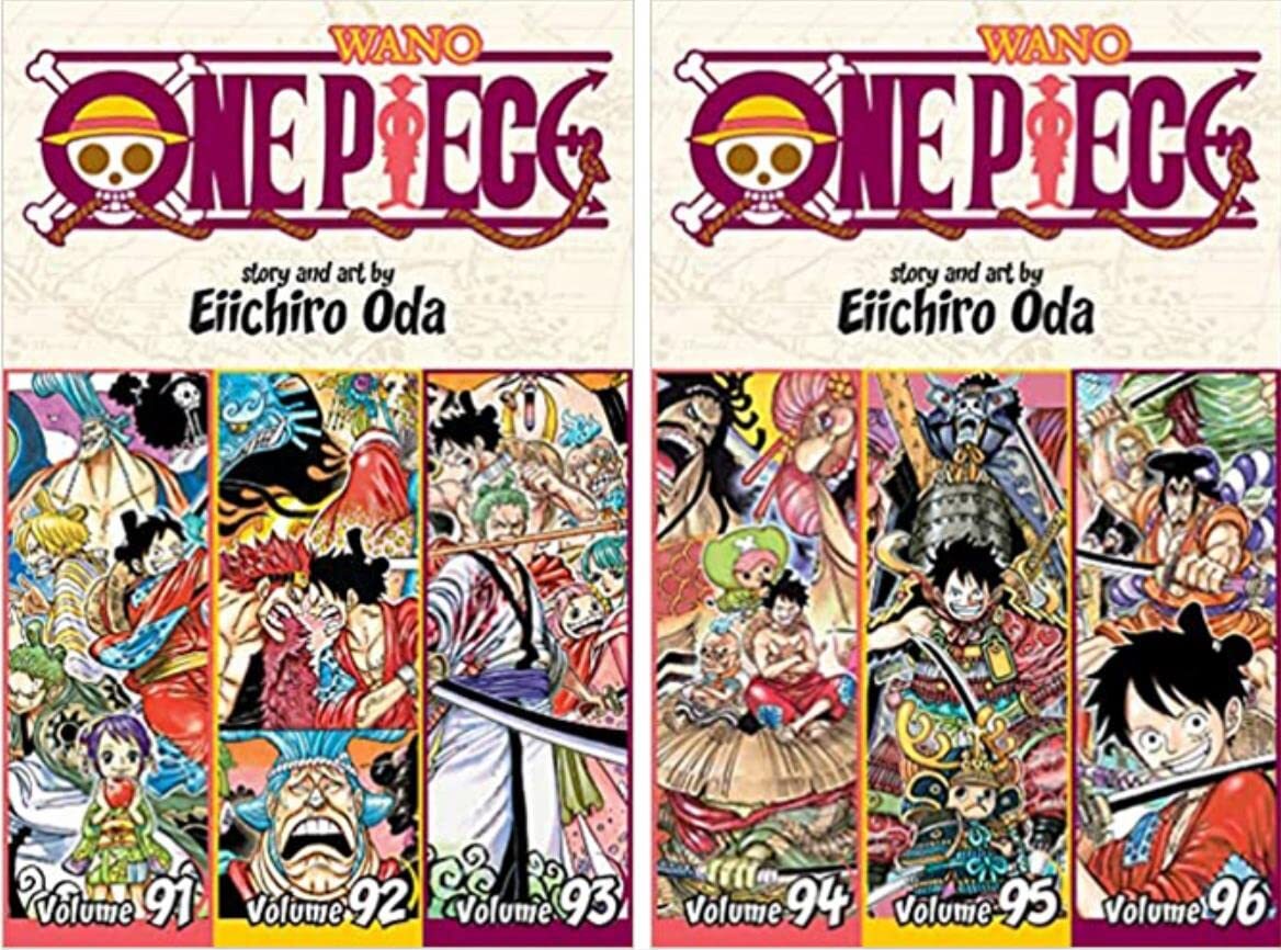 One Piece 3-in-1 Edition 12-book Manga Set 21-32: Vol. 61-96