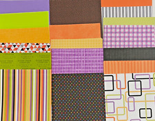    HALLOWEEN PAPER LOT 36 sheets 6x6" Card Making Scrapbook CRAFT book pattern
