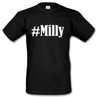 T-Shirt #Milly Hashtag Raute für Damen Herren und Kinder
