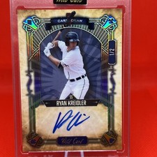 2023 Wild Card 5 Card Draw Baseball Ryan Kreidler Auto One Of Two. 1/2.