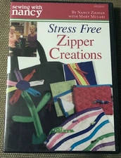 Sewing With Nancy: Stress Free Zipper Creations DVD - NEW SEALED