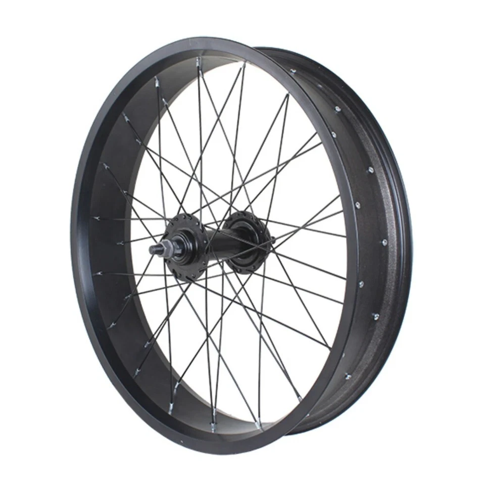 26/20/24 Inch Fat Bike Wheelset 26x4.0 20x4.0 24x4.0 Tire Snowbike Super-wide - Image 2 of 4