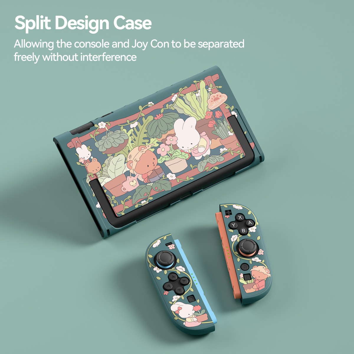 Nintendo Switch - ささき GeekShare Slim Protective Case for Nintendo Switch 2025 Hard