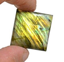 64.82 CT NATURAL FLASHY MADAGASCAR LABRADORITE OCTAGON CABOCHON LOOSE GEMSTONE