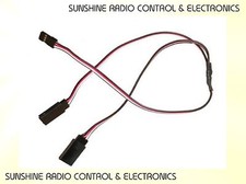 Futaba RC 300mm Servo Y Lead Splitter Radio Control Model Plane JR Spektrum NEW