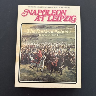 Napoleon at Leipzig Battle of Nations 1989 UNPUNCHED 2nd Edition Clash of Arms