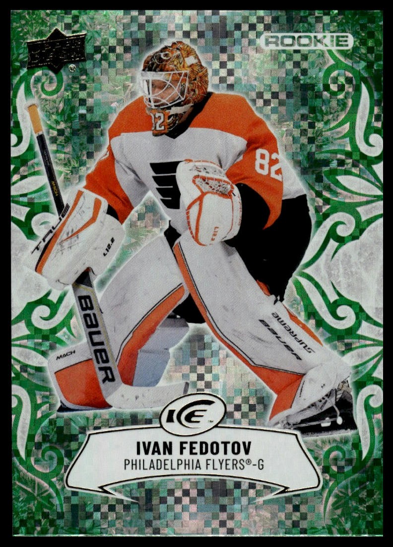 2024-25 Upper Deck Ice #138 Ivan Fedotov Emerald Green RC