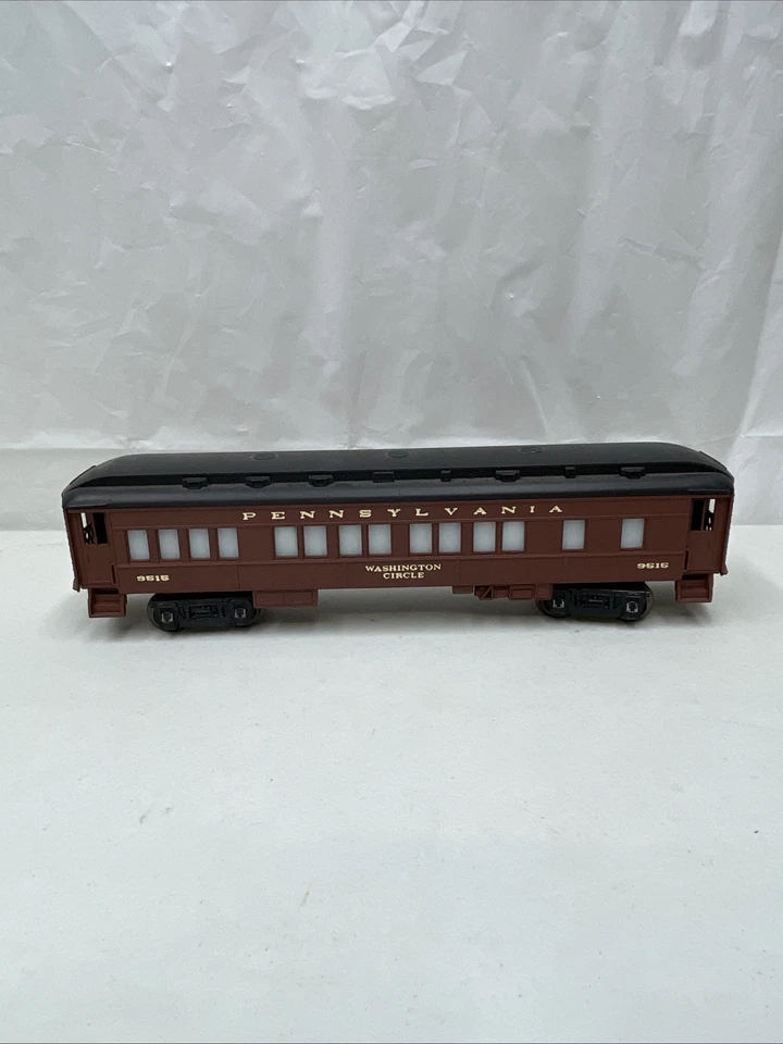 Lionel 6-9510 9512 9514 Pennsylvania Combo Baggage Passenger Car 027 Gauge Lot - Image 2 of 4