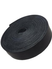 7/8 Inch Wide x 72   6 Feet Long Thick Leather Strips for Crafts /8" 1 Black