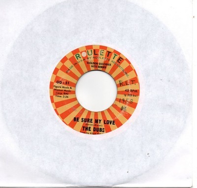 DUBS - BE SURE MY LOVE / DON'T ASK ME TO BE LONELY     (SPECIAL $3.25 SALE!)