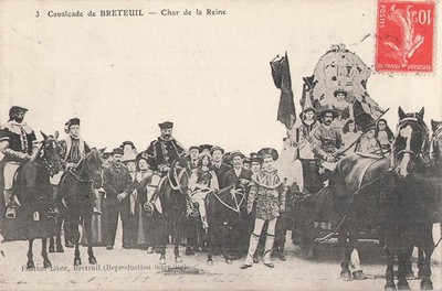 BRETEUIL - Kavalkade - Landwirtschaftspanzer Le char de la Reine 50939