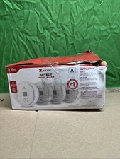 Kidde Compact 4" Battery Powered Smoke Detector w/ Photoelectric Sensor (4-Pack)