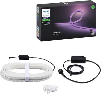 Philips Hue White & Color Ambiance Outdoor Lightstrip (5 M), Dimmbarer LED Strei