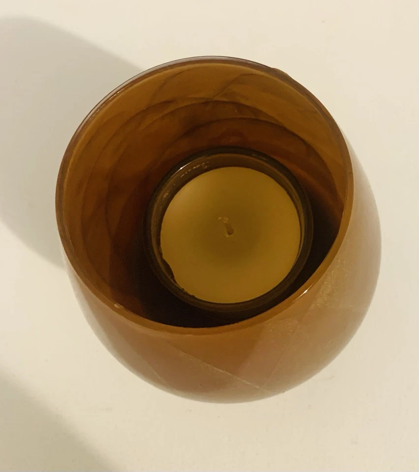 Northern Lights Esque Terra Cotta Scented Pedestal Candle 6” Tall - Image 2 of 4