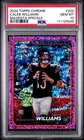 Topps Chrome 2024 Caleb Williams #202 Magenta Speckle /399 RC PSA 10