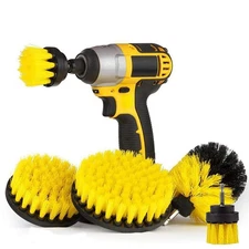 5 Pack Drill Brush Attachment Set, 1/4in Power Scrubber Cleaning Brushes for ...