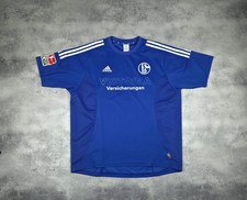Vintage Adidas FC Schalke 04 Soccer Jersey 2003-04 Home Football Shirt Size XL