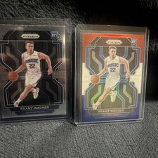 2021-2022 Panini Prizm Franz Wagner Red White Blue RC Prizm + Base Rc Lot Of 2
