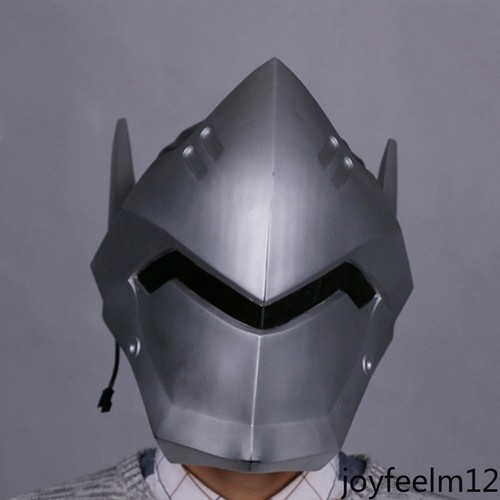 Overwatch Genji Halloween Cosplay Gioco Casco Maschera Puntelli Luminosi/Non Luminosi - Foto 5 di 17